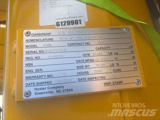 Hyster V35ZMU Підбірник заказів із середніх ярусів