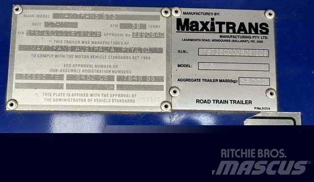 MaxiTrans  Причепи-платформи/бокове розвантаження