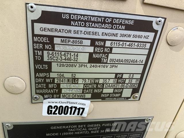  MCII MEP-805B Дизельні генератори