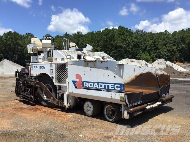 Roadtec RP190E Асфальтовкладачі