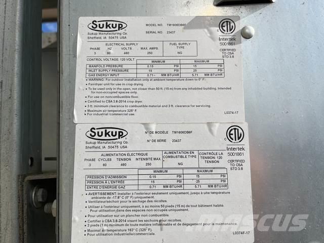 Sukup TM1606 Зерносушки