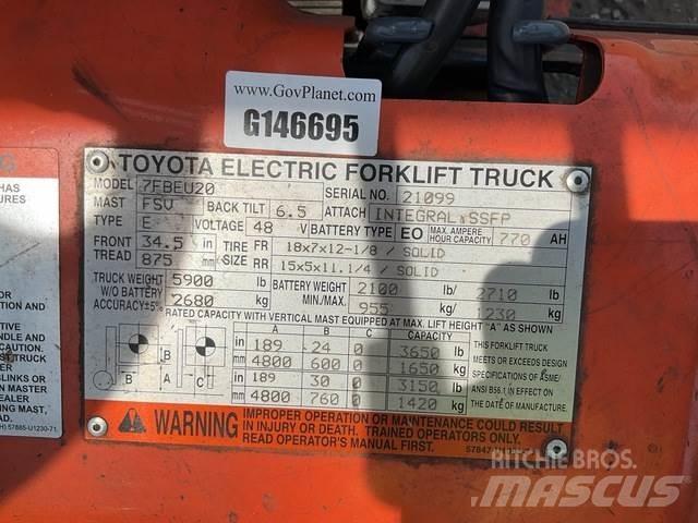 Toyota 7FBEU20 Електронавантажувачі