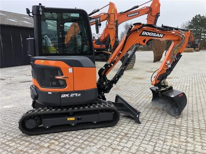 Doosan DX27Z-7 Міні-екскаватори < 7т