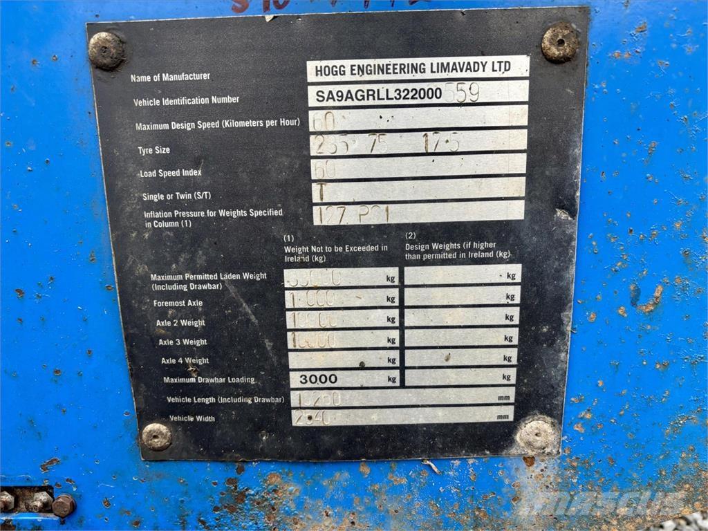 CLAAS HOGG 33 TON Прицепи загального призначення