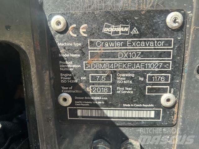 Doosan DX10Z Середні екскаватори 7т. - 12т.