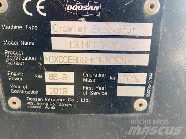 Doosan DX140LCR Гусеничні екскаватори