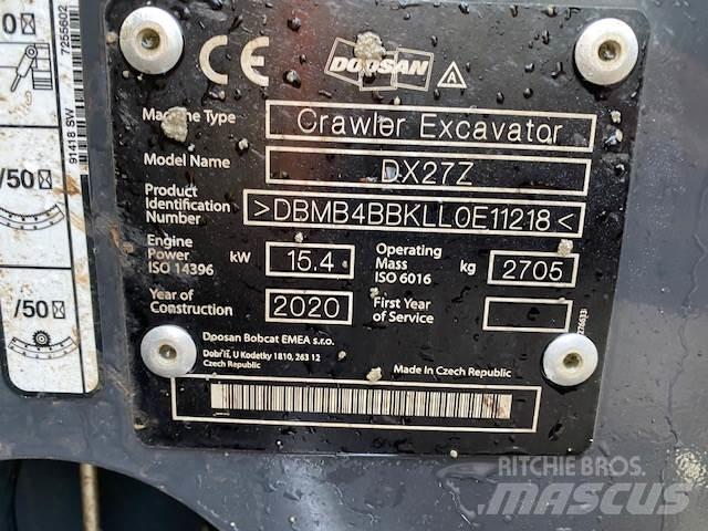 Doosan DX27Z Будтехніка - Інші