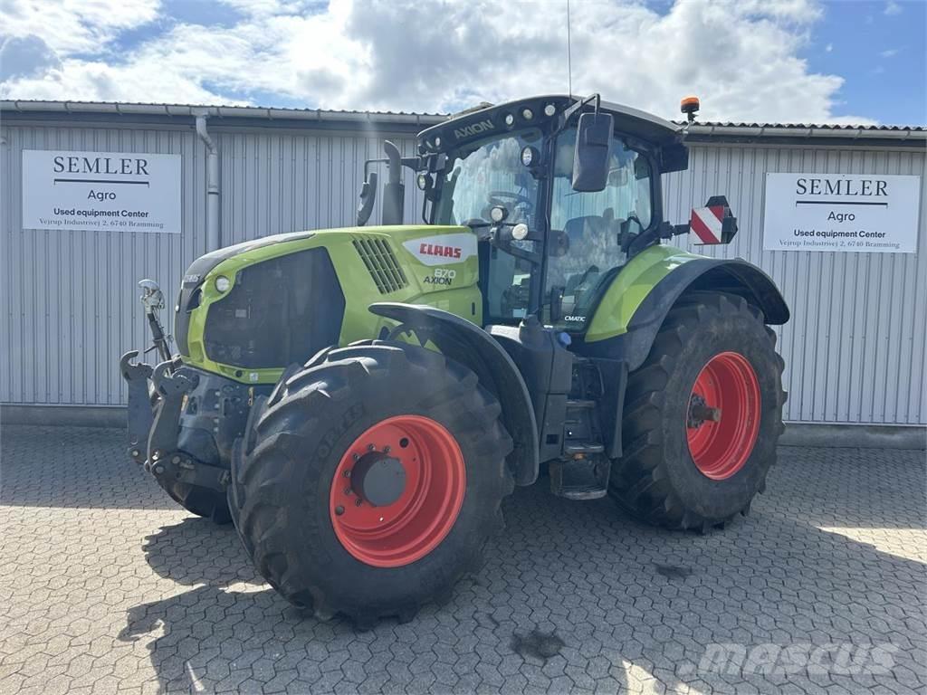 CLAAS AXION 870 Трактори