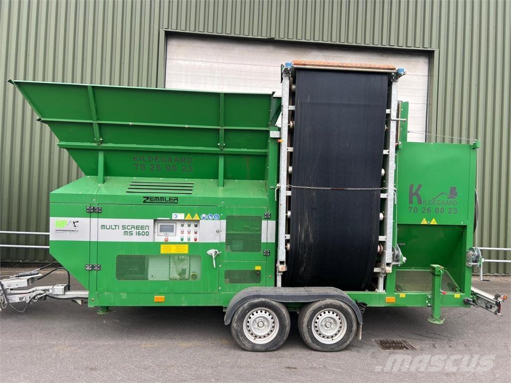 Zemmler MS1600 Обладнання для сортування відходів
