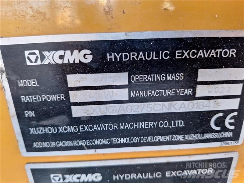 XCMG Xe27e Міні-екскаватори < 7т