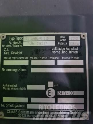 CLAAS JAGUAR 940 Фуражні комбайни