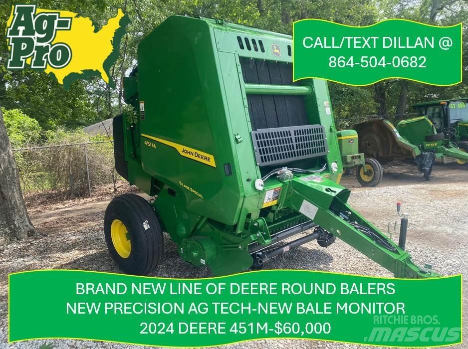 John Deere 451M Рулонні прес-підбирачі