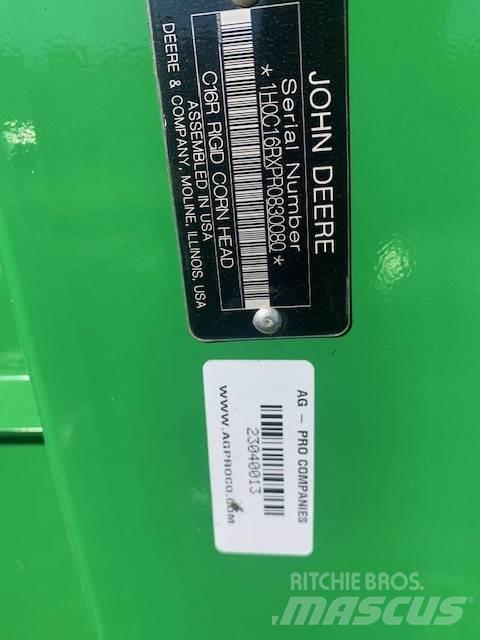 John Deere C16R Додаткове обладнання для збиральних комбайнів
