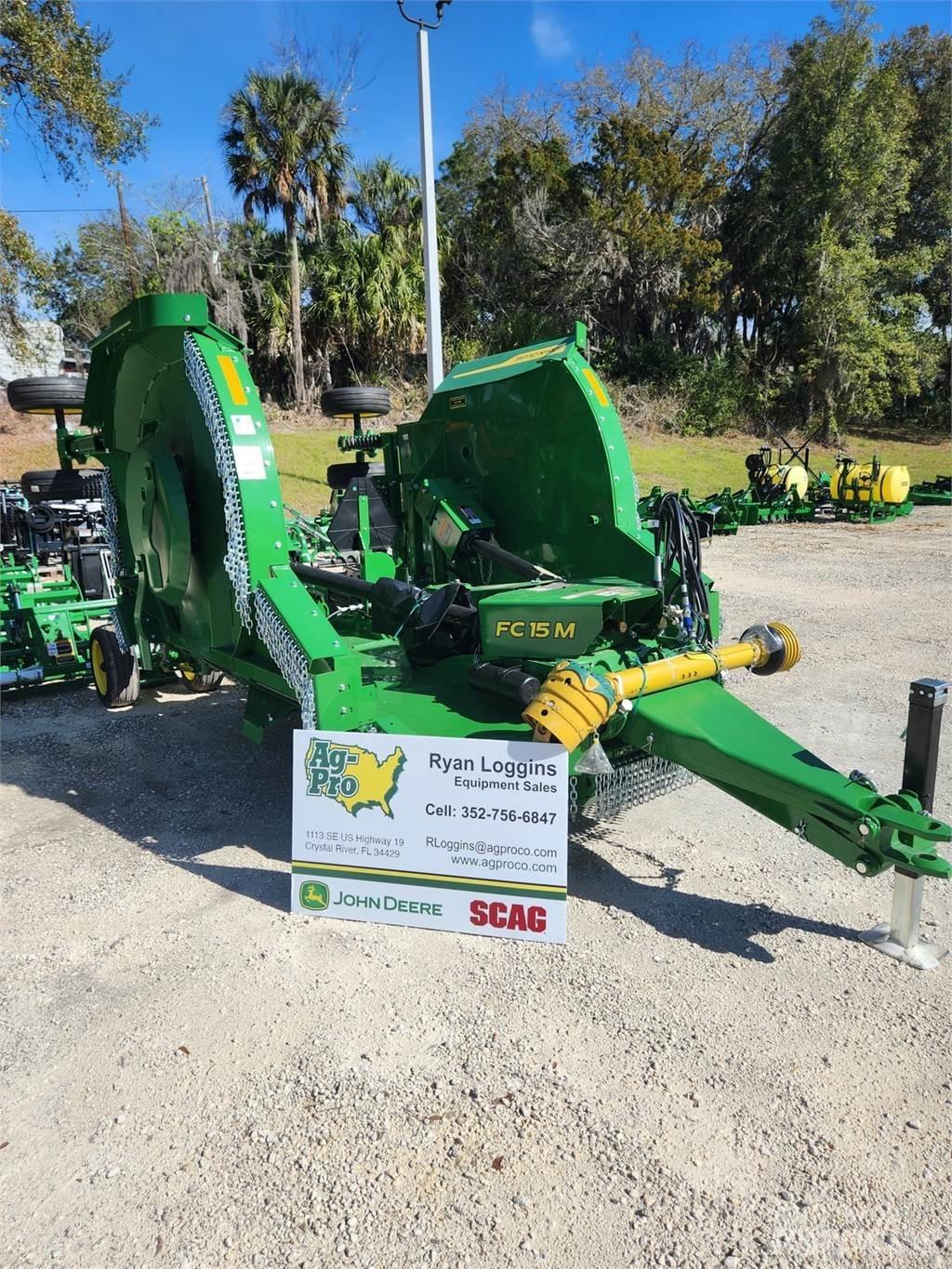John Deere FC15M Роздрібнювачі, різаки і розпаковувачі тюків