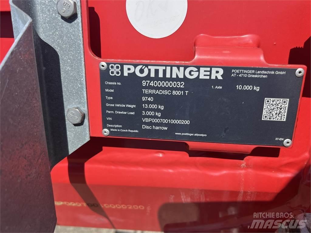 Pöttinger 8001t Дискові борони