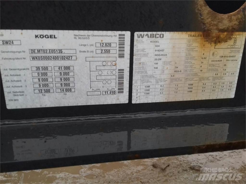 Kita SW24 Напівпричепи для перевезення контейнерів