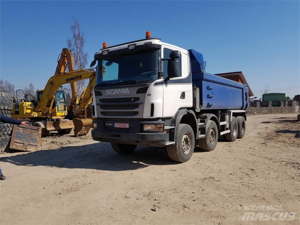 Scania G480 8x4 Скіпові навантажувачі