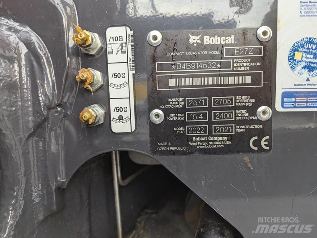 Bobcat E 27z Міні-екскаватори < 7т