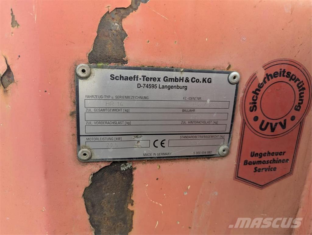 Terex HR 14 Міні-екскаватори < 7т