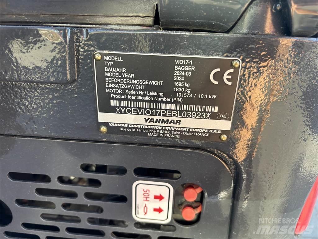 Yanmar ViO17 Міні-екскаватори < 7т