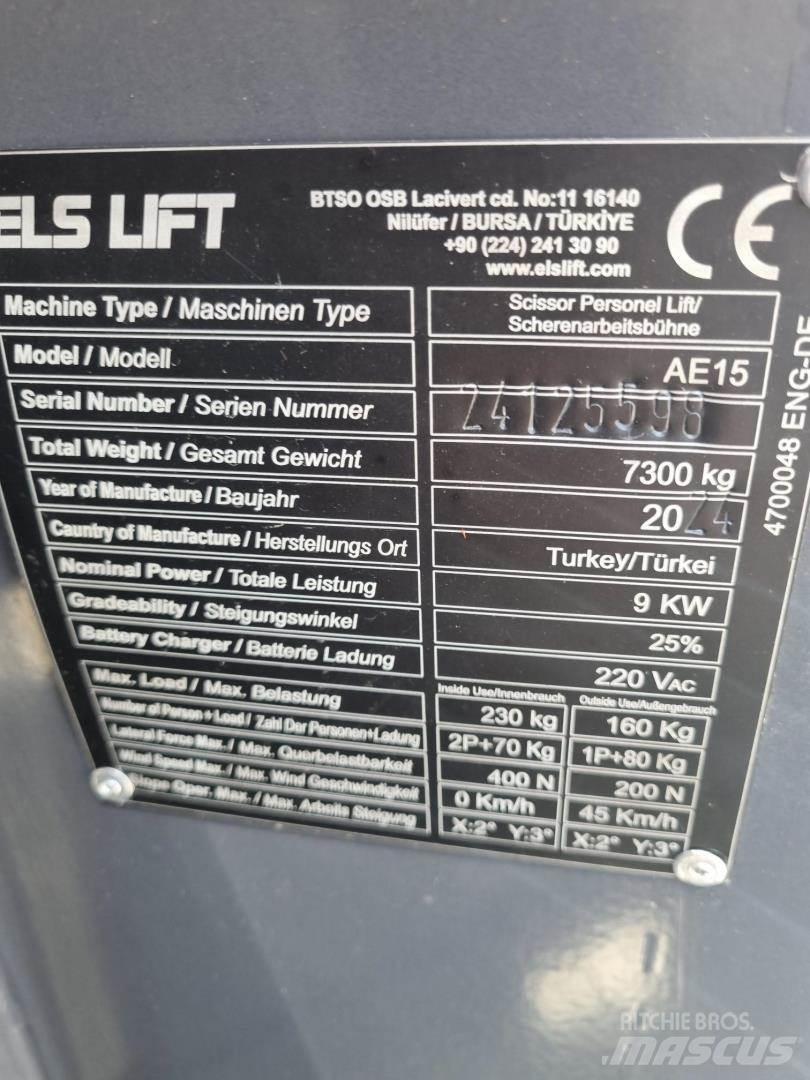 ELS LIFT AE15 Колінчаті підйомники