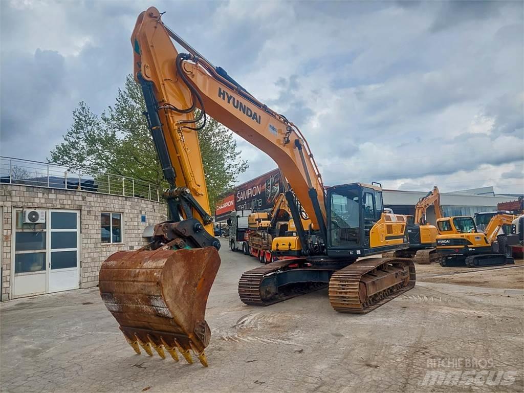 Hyundai HX330L Гусеничні екскаватори