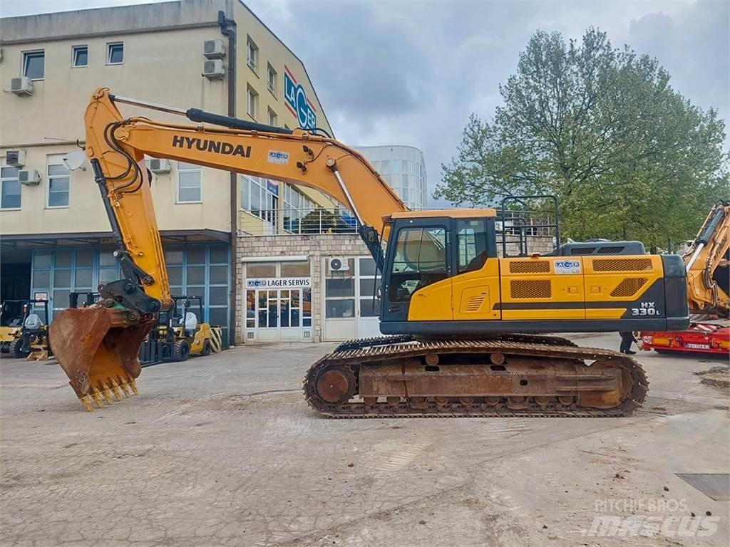 Hyundai HX330L Гусеничні екскаватори