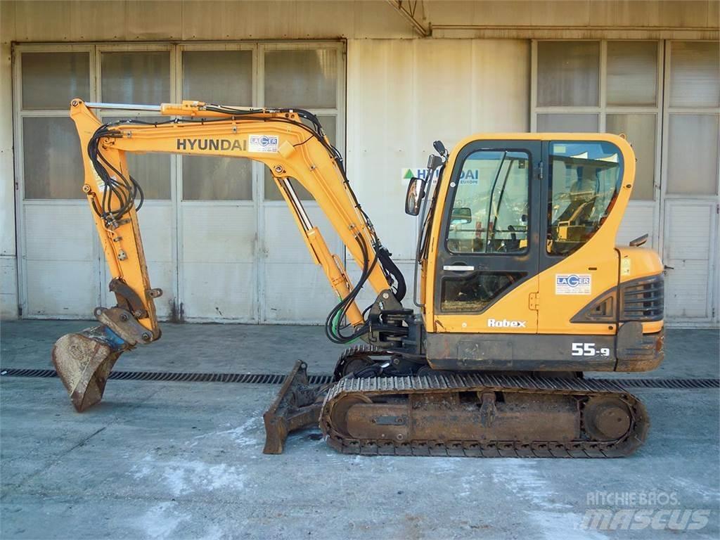 Hyundai R55-9 Міні-екскаватори < 7т