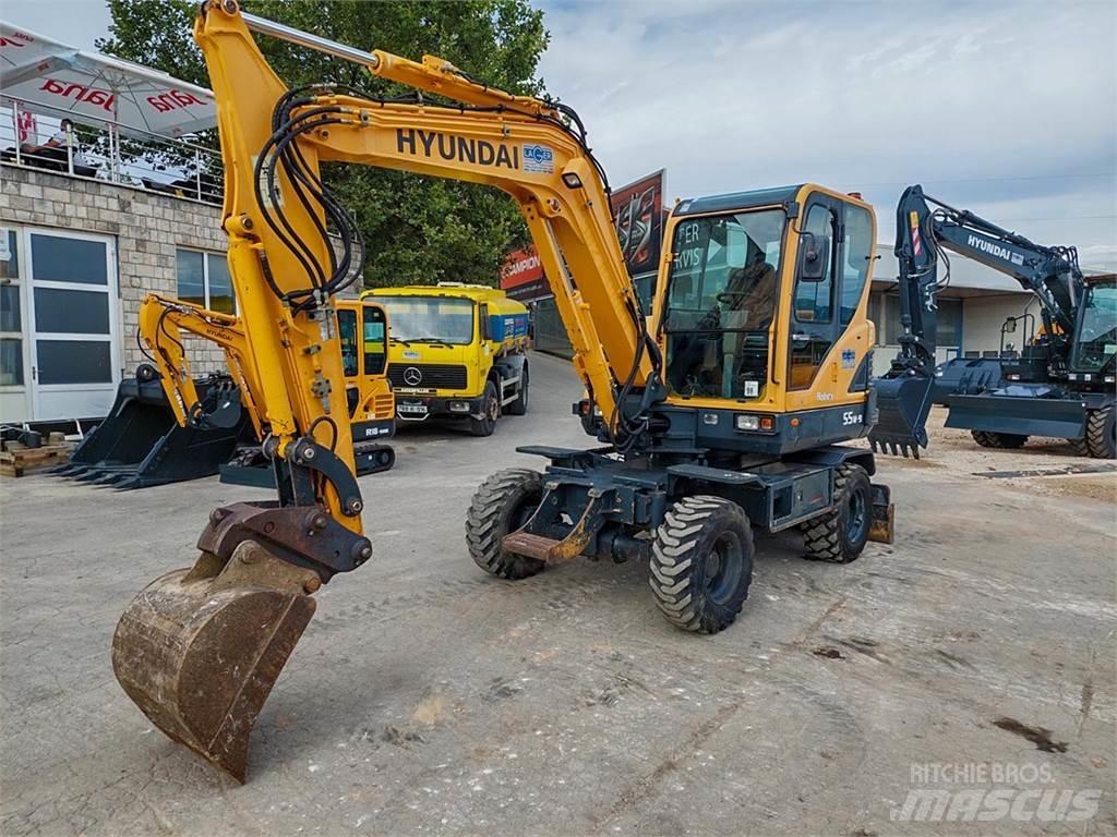 Hyundai R55W-9 Міні-екскаватори < 7т