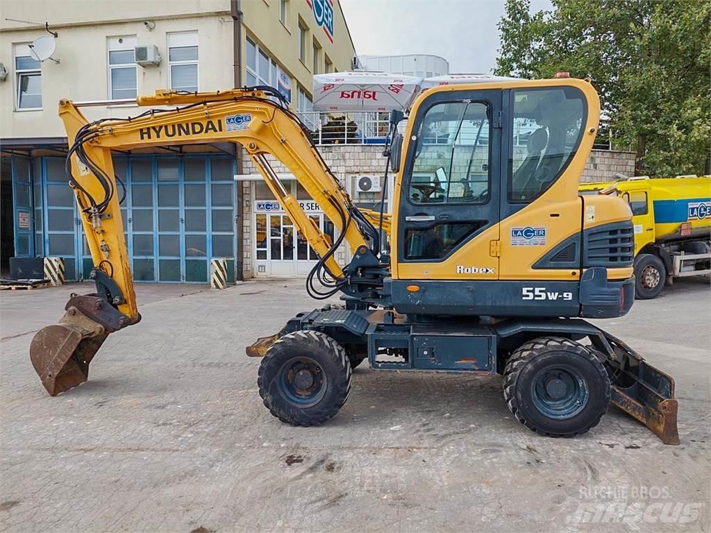 Hyundai R55W-9 Міні-екскаватори < 7т