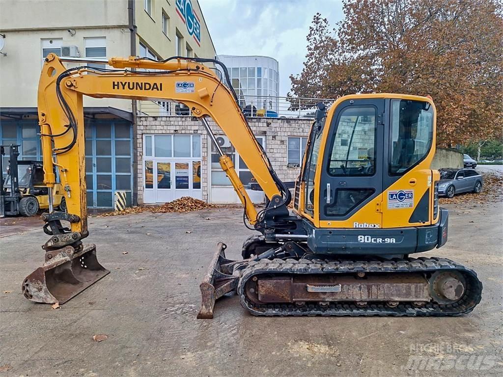 Hyundai R80CR-9A Міні-екскаватори < 7т