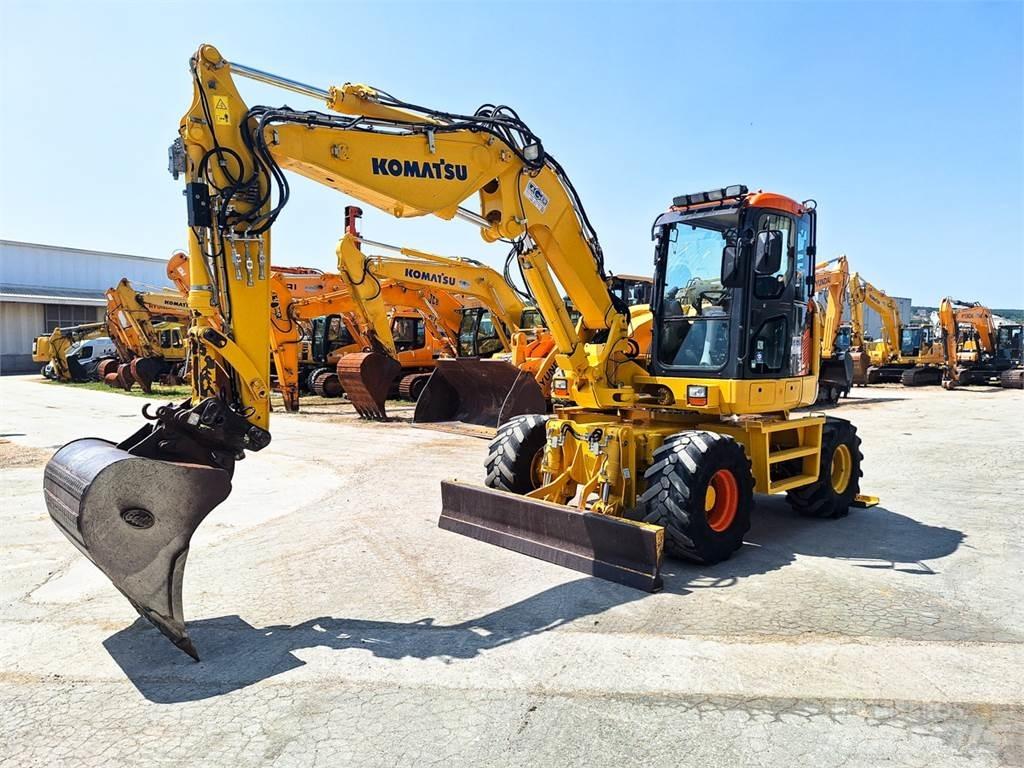 Komatsu PW118MR-8 Колісні екскаватори