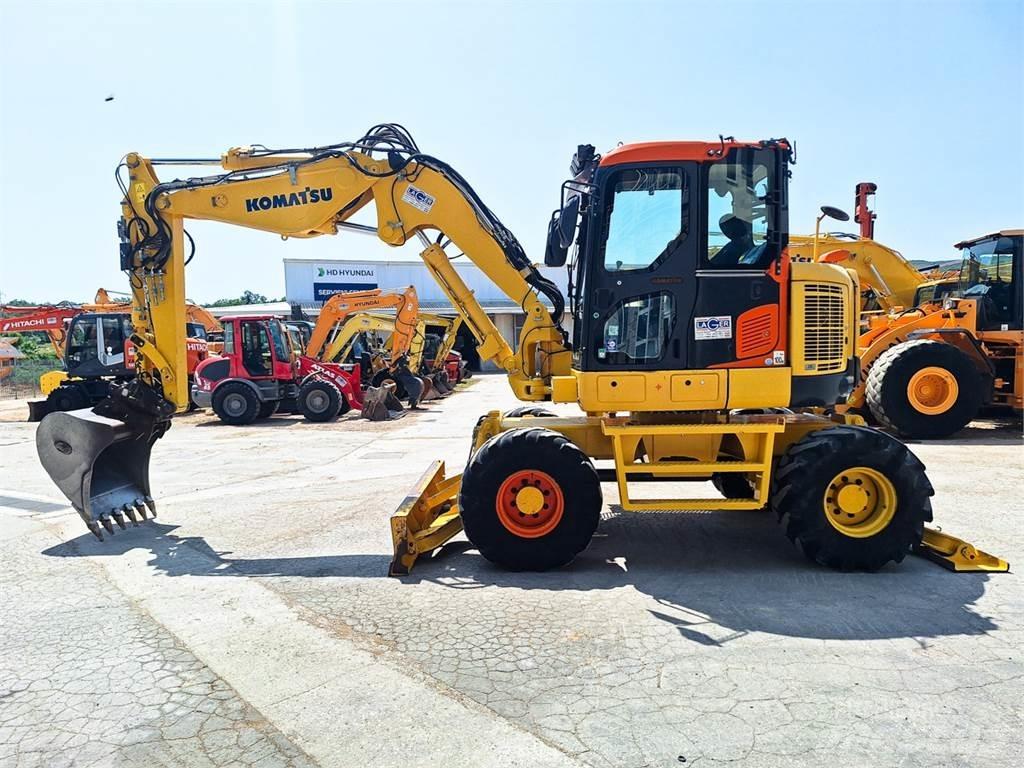 Komatsu PW118MR-8 Колісні екскаватори