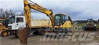 Komatsu PW160-7EO Колісні екскаватори
