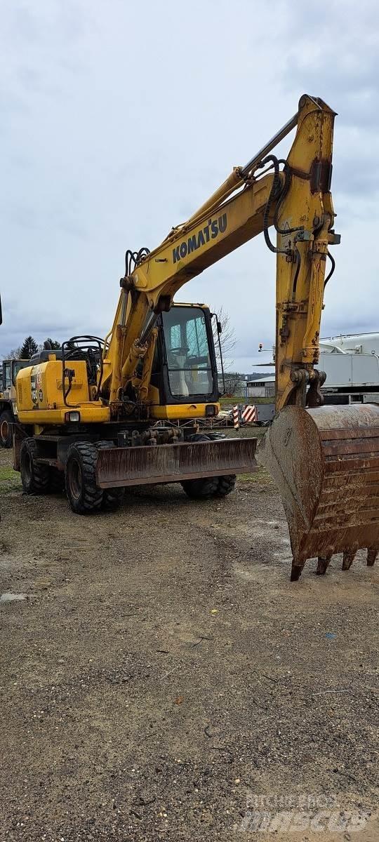 Komatsu PW160-7EO Колісні екскаватори