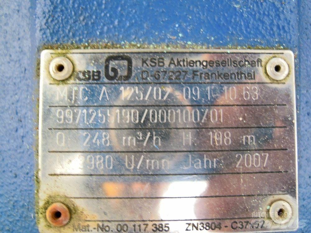 KSB MTC 125/02 Гідронасоси