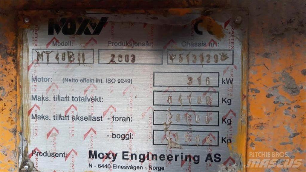 Moxy MT 40B Зчленовані самоскиди