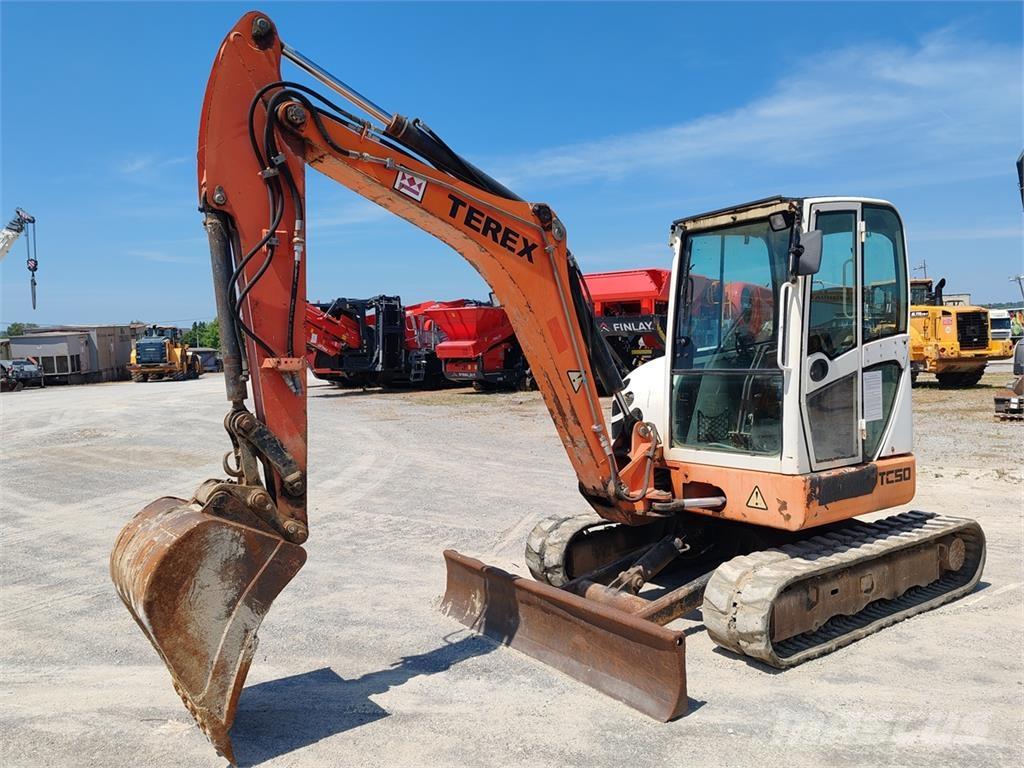 Terex TC50 Міні-екскаватори < 7т