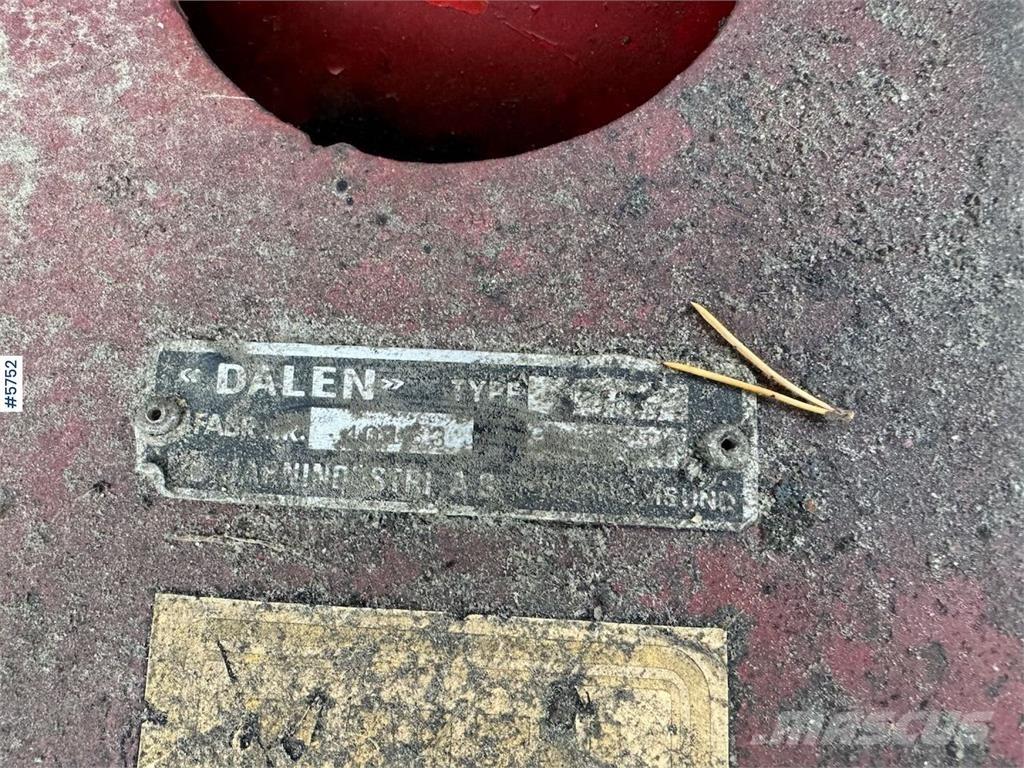 Dalen 1278 Снігоочищувальні ножі та плуги