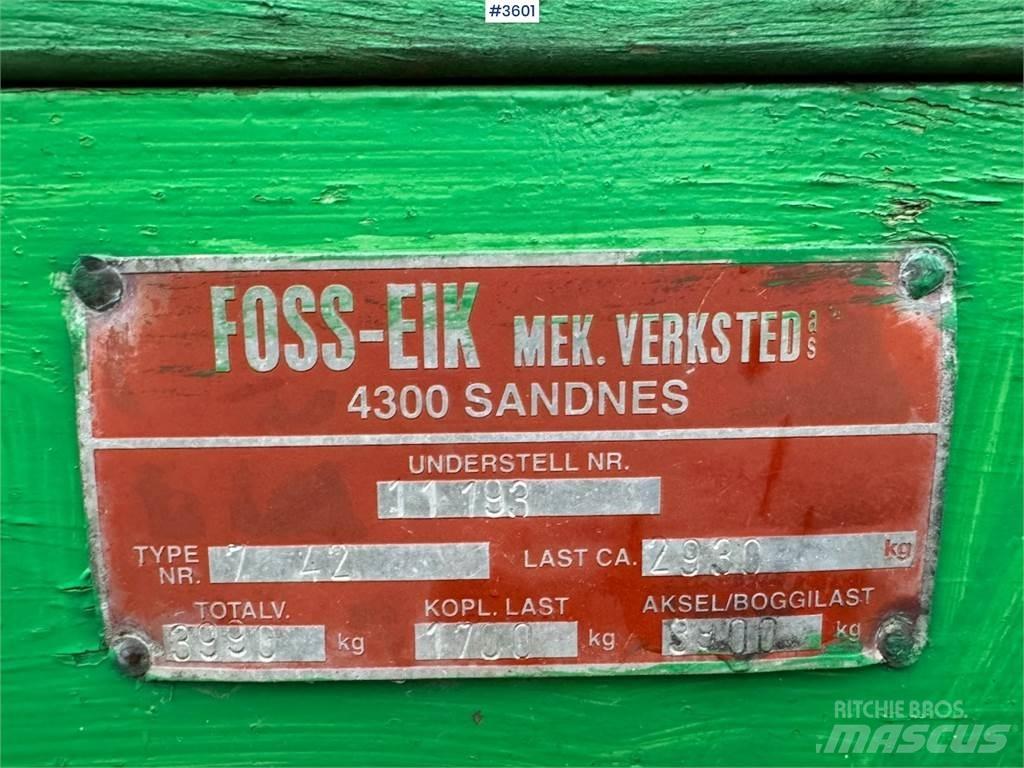 Foss-Eik 4T Причепи перевантажувачі зерна