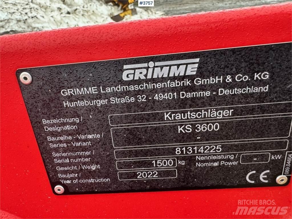 Grimme KS3600 Інше обладнання