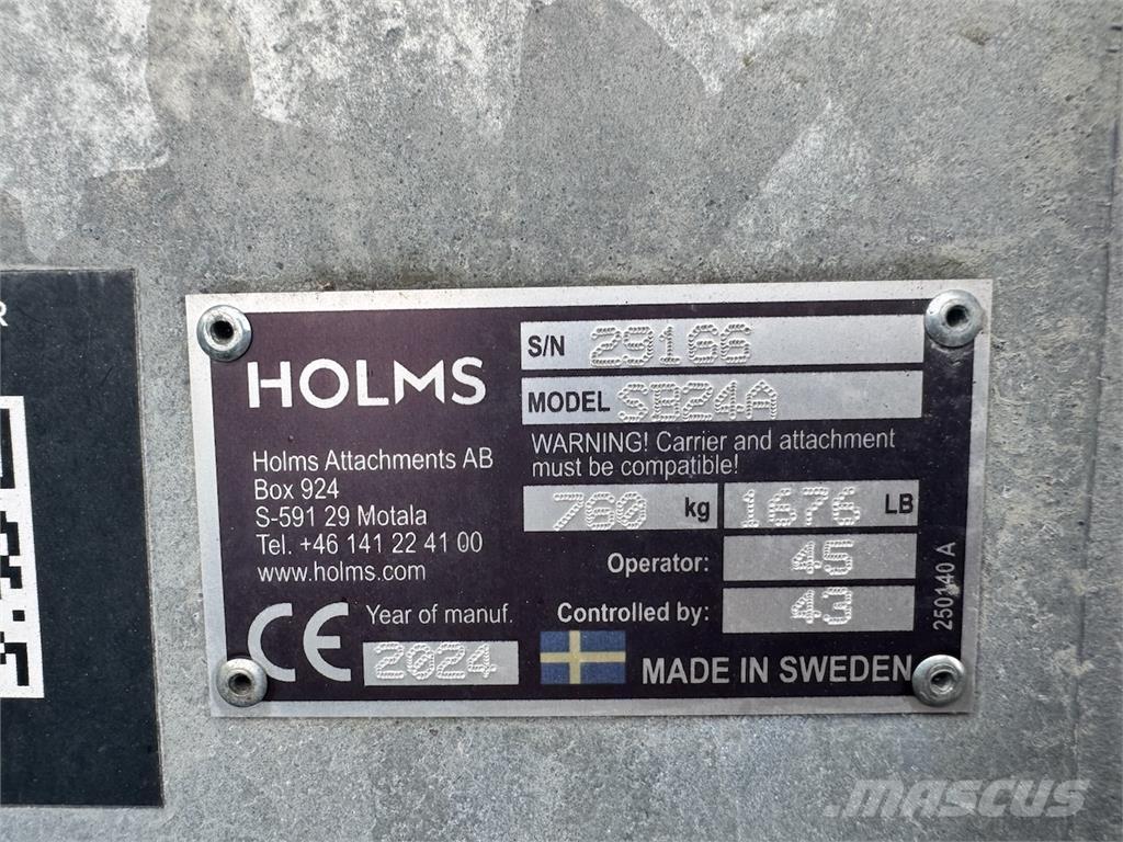 Holms SB24A Снігоочищувальні ножі та плуги