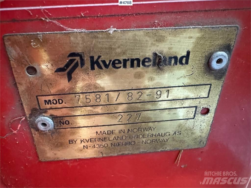 Kverneland 7581 Інше збиральне обладнання