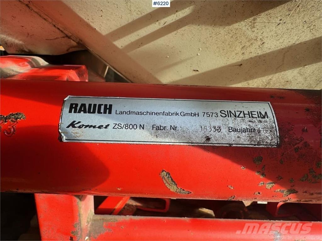 Rauch ZS800 Сівалки