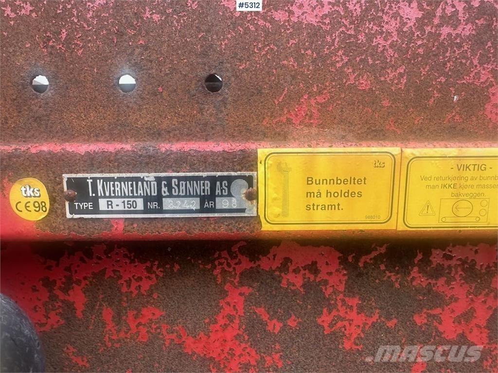 TKS R-150 Інше збиральне обладнання