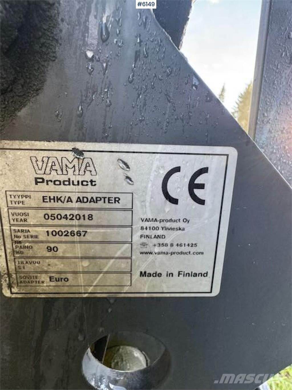 Vama Frontkost Причіпні обприскувачі