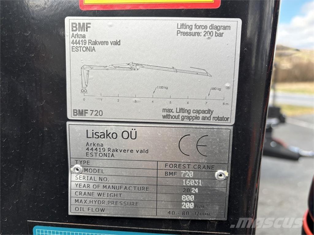 BMF 10T2+720 Лісові причепи
