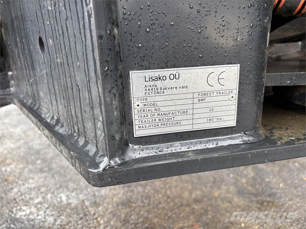 BMF 10T2+750Kran Лісові причепи