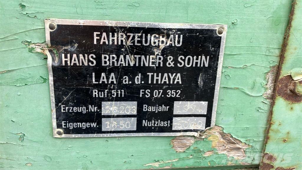 Brantner 5 Tonnen Самосвальні причепи