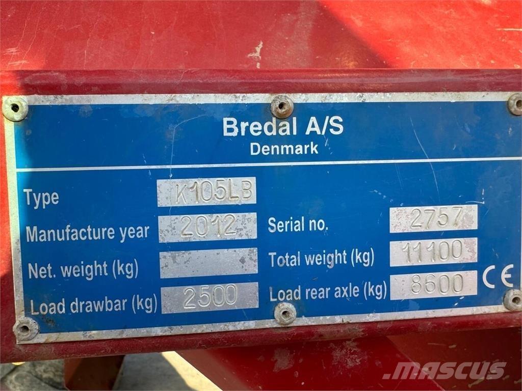 Bredal K105LB Інші машини для розсіювання добрив